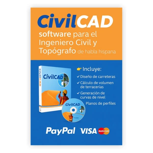 CivilCAD para AutoCAD 2026 – Diseño de carreteras, curvas de nivel y terracerías